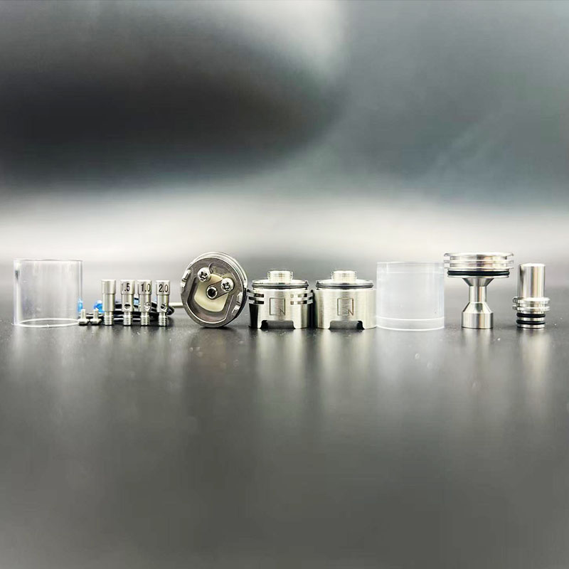 Vafflee Baya RTA Atomizer 316ss 22mm 4.2ml Single Coil Rebuildable Tank With 1.0/1.5/2.0/2.5mm AFC Pins Аnd Side Air Kit - Image 3