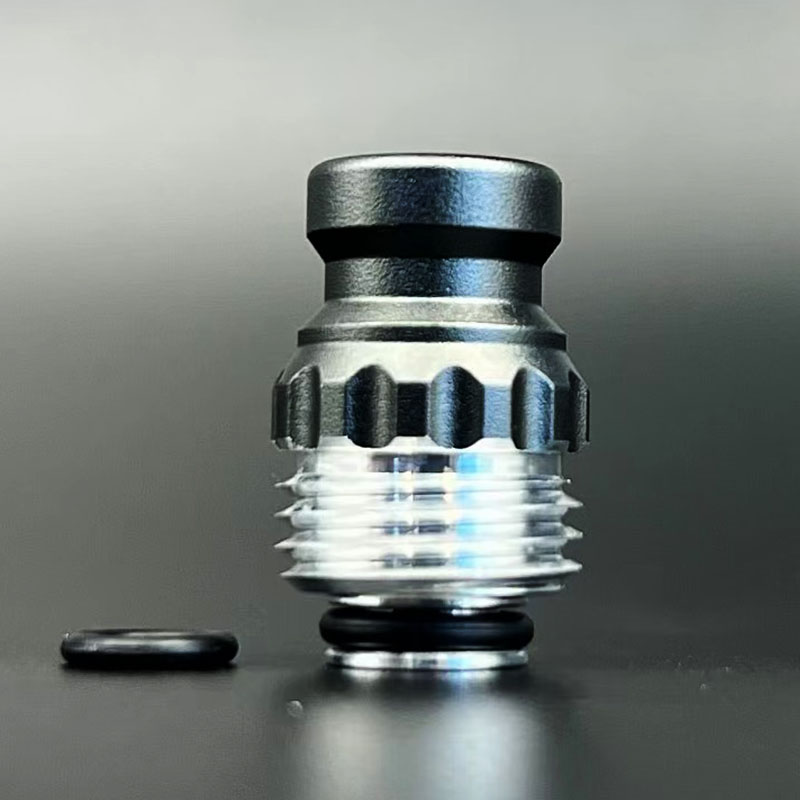 Vafflee Electronic Cigarettes Nuke Drip Tip Mouthpiece for Billet Box Mod BB DNA 60w Mods 510 Thread Aluminum Material Vape Accessory - Image 3