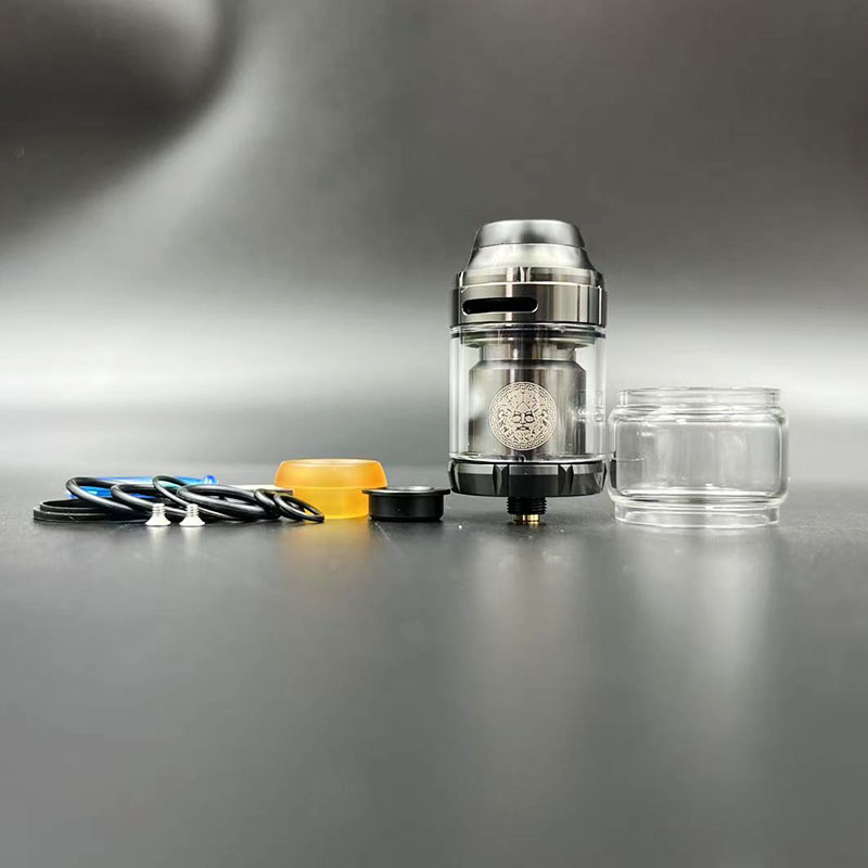 Vafflee Zeus x Mesh RTA Atomizer 3.5/4.5ml Diameter 25mm 316ss Dual Coil Rebuildable RTA Tank Vape E-cigarette - Image 4