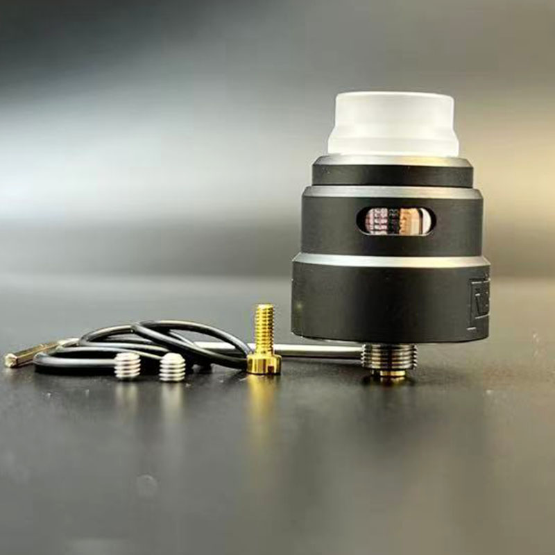 Vafflee Reload S RDA Atomizer 24mm 316ss vape rda Rebuildable Single Coil Tank With Squonk BF PIN - Image 4