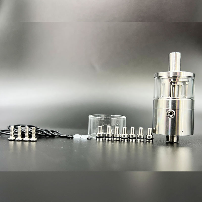 Vafflee Picatiny Style MTL RTA Rebuildable mtl Tank Atomizer 316ss 22mm 3ml Single Coil Tank with 0.8/0.9/1.0/1.4mm/Blocked Pins - Image 3