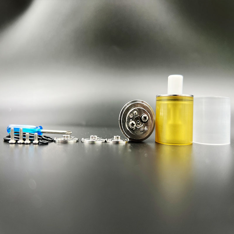 Vafflee vape Mea Culpa MTL RTA 22mm 3.5ml 316ss Single Coil Rebuildable RTA Tank Atomizer With 4 Airflow Disks Vape Vaporizer Bellcap - Image 5