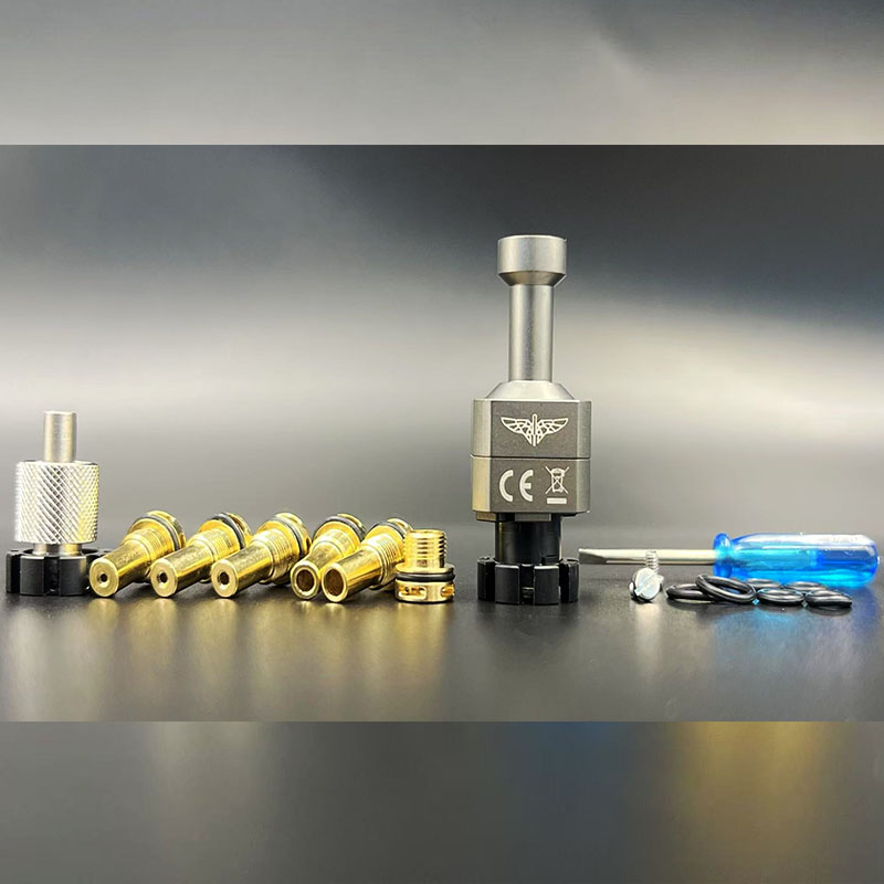 Vafflee GG Submarine RBA Bridge vape billet rba for Billet / BB / Boro Tank 316SS Air Pin 1.0/1.2/1.5/2.5/3.5/4.5mm - Image 4