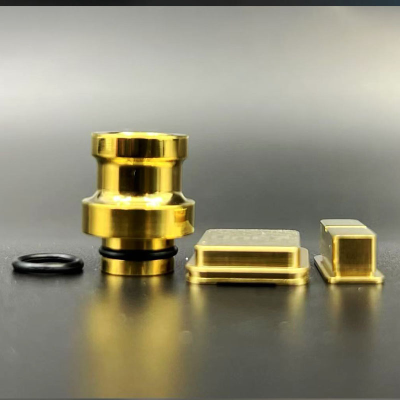 Vafflee Replacement Drip Tip + Fire Button + VW Button Set for dotMod x Sturdy MFG aio mod - Image 4