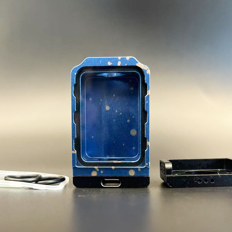 Vaffle Customized WICK'D XO Style Boro Tank WICK D XO Boro Tank aluminum for BB / Billet AIO Box Mod Kit - Image 4