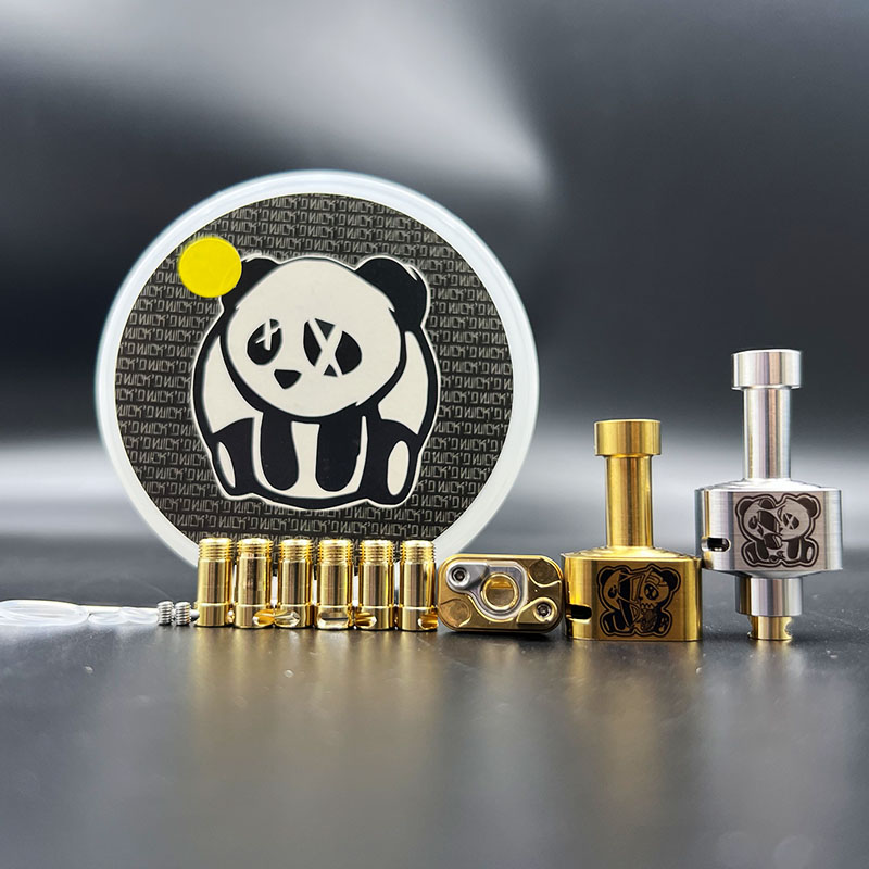 VAFFLEE Wick'D REMIX’D RBA Revised Styled Bridge 316ss With 7PCS Air Pins for Boro Devices / Billet / BB Mod Kit Panda V4 RBA - Image 3