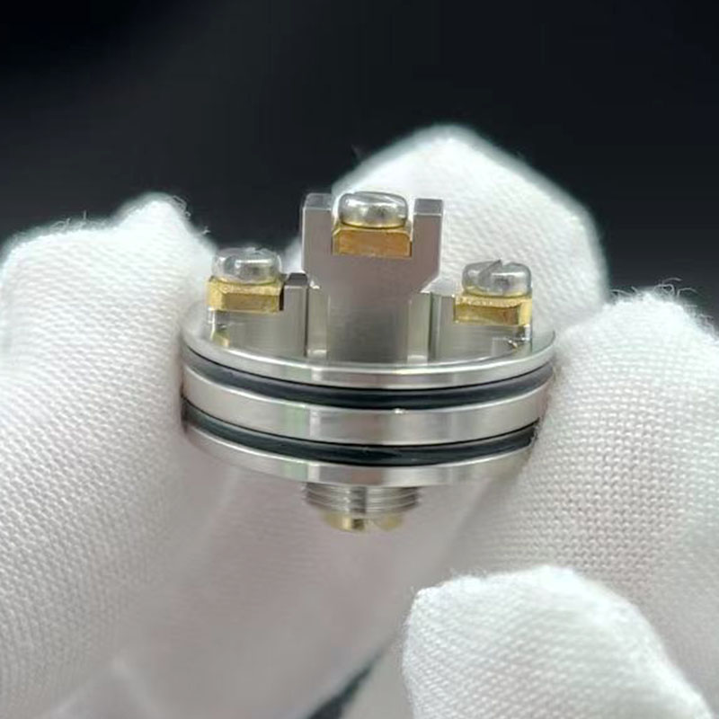 Vafflee Matty RDA Tank Atomizer 316SS double Single Coil Rebuilding Dripping Tank With Squonk BF PIN 24mm Ring For 510 Vape BOX Mod - Image 5