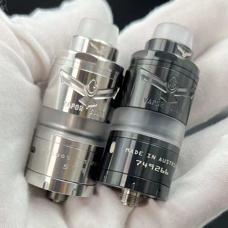 Vafflee Electronic Cigarettes Vapor Giant VG Kronos 2S RDL MTL RTA 23mm 4.5ml Rebuildable Atomizer for 510 Thread Vape Box Mod