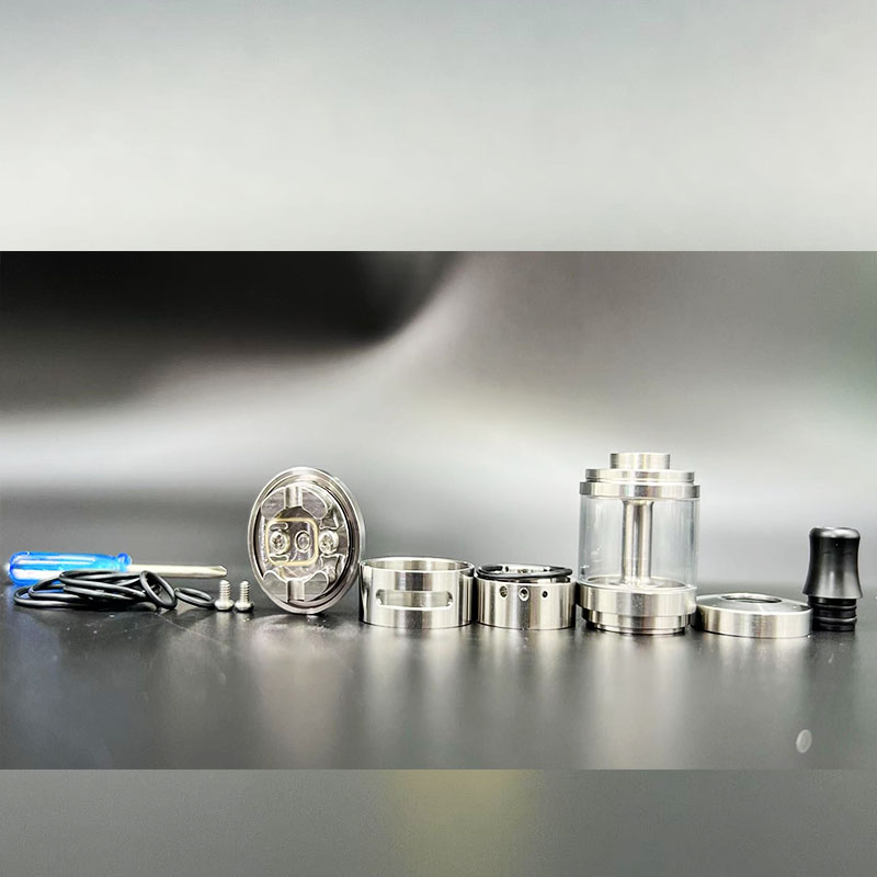 Vafflee vape VWM Innova Style RTA Tank Atomizere 316ss 5ml 22mm Single Coil Rebuildable Tank airflow intake adjustable Vape Vaporizer - Image 4