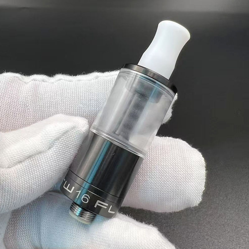 Vafflee Dvarw 16 FL RTA Rebuildable Tank SS316 2.0ml 16mm Diameter with Full Airflow Inserts Set Single Coil Vape Atomizers - Image 5