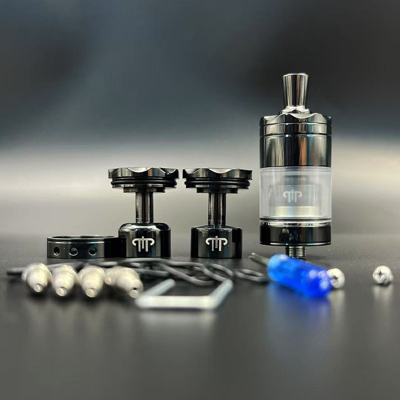 Vafflee vape Diplomat RTA MTL Atomizer 23mm 316ss Polishing Single Coil Rebuildable Tank Bottom Airflow with 3 Chambers And 5 Air pins - Image 5