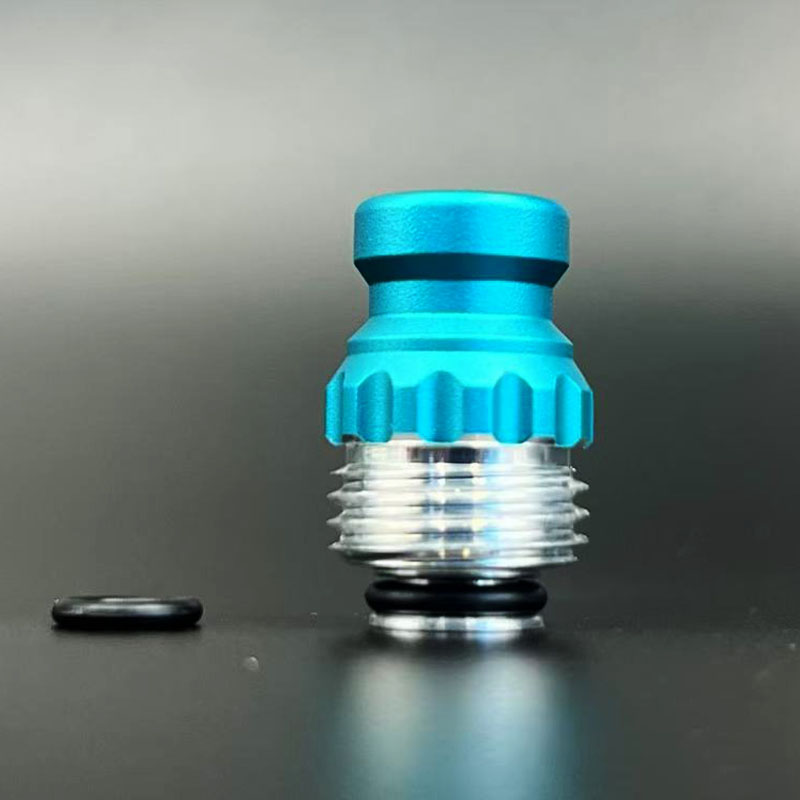 Vafflee Electronic Cigarettes Nuke Drip Tip Mouthpiece for Billet Box Mod BB DNA 60w Mods 510 Thread Aluminum Material Vape Accessory - Image 4