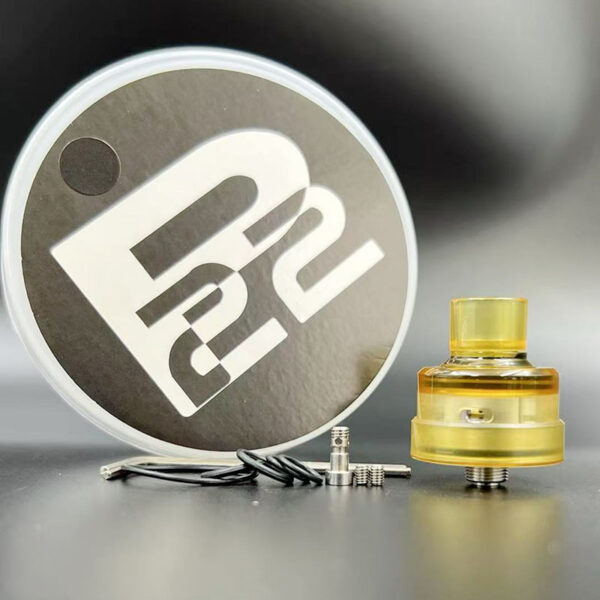 Vafflee Monarchy P22 RDA Vape atomizer 316ss 22mm Rebuildable Dripping Dual Coil Vape rda tank with BF Pin Squonks 24mm Ring - Image 4