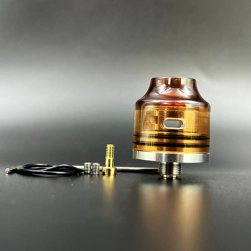 Vafflee WASP Nano RDA Atomizer 316 SS 22mm diameter Single Coil Rebuildable Tank With BF Squonk Pin - Image 7