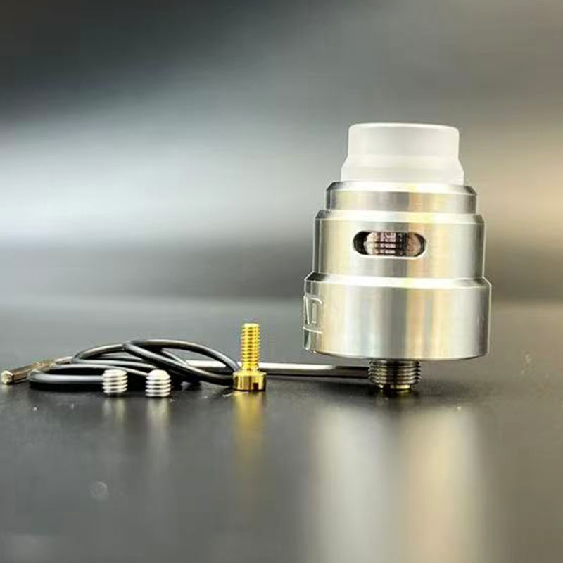 Vafflee Reload S RDA Atomizer 24mm 316ss vape rda Rebuildable Single Coil Tank With Squonk BF PIN - Image 5