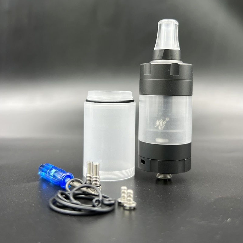 Vafflee BY-Ka V10 by ka 10 MTL RTA Atomizer 5ml 22mm 316ss Top Fill Single Coil Rebuildable Vape Tank With 1.2mm 1.4mm 1.7mm AFC Pins - Image 4