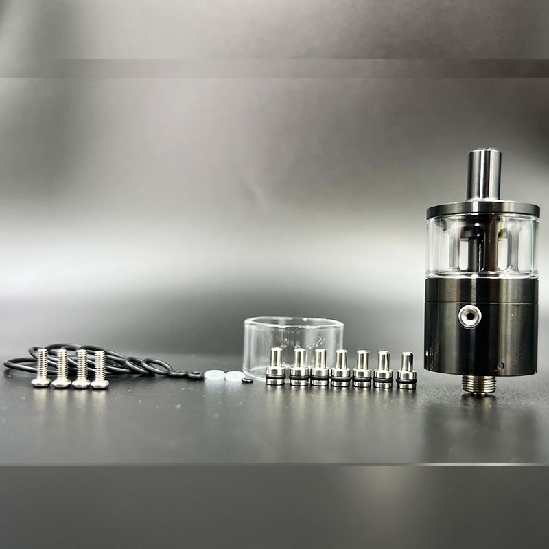 Vafflee Picatiny Style MTL RTA Rebuildable mtl Tank Atomizer 316ss 22mm 3ml Single Coil Tank with 0.8/0.9/1.0/1.4mm/Blocked Pins - Image 4