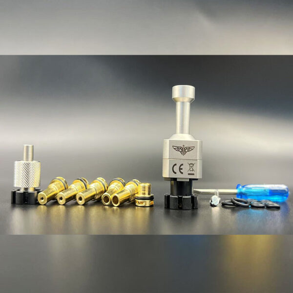 Vafflee GG Submarine RBA Bridge vape billet rba for Billet / BB / Boro Tank 316SS Air Pin 1.0/1.2/1.5/2.5/3.5/4.5mm - Image 5