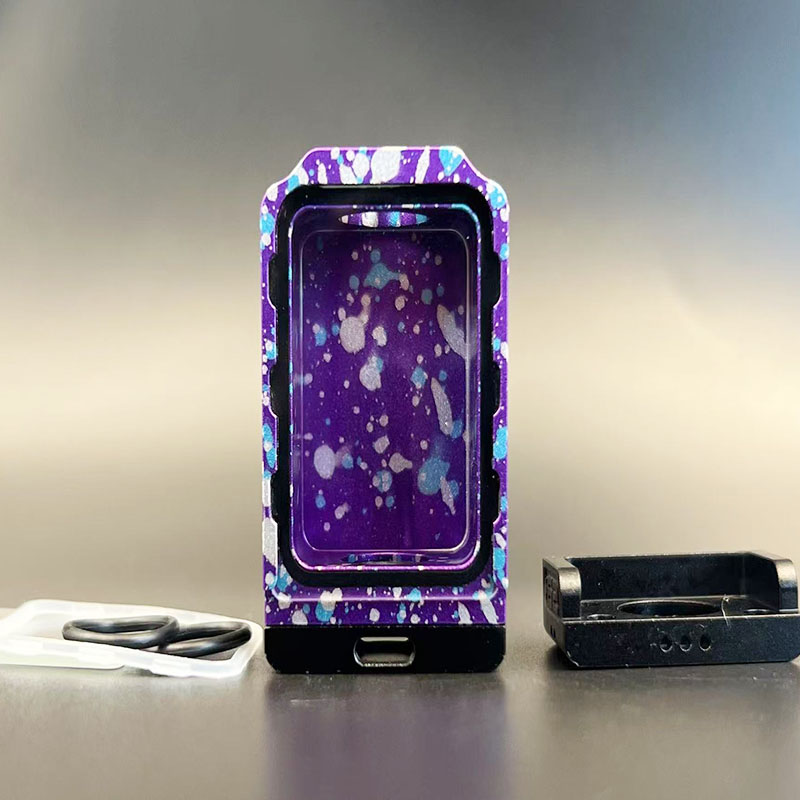 Vaffle Customized WICK'D XO Style Boro Tank WICK D XO Boro Tank aluminum for BB / Billet AIO Box Mod Kit - Image 5
