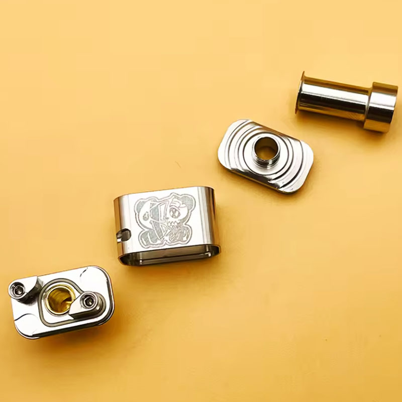 VAFFLEE Wick'D REMIX’D RBA Revised Styled Bridge 316ss With 7PCS Air Pins for Boro Devices / Billet / BB Mod Kit Panda V4 RBA - Image 4