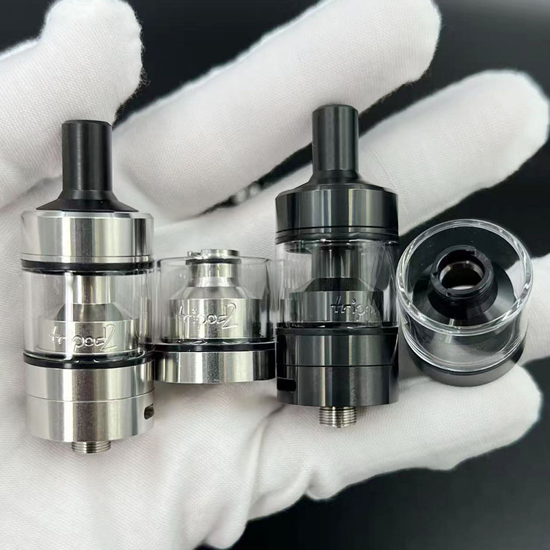 Vafflee vape Tripod 2 RTA MTL/DL Atomizer 316ss 22mm 2.8ml Top Fill Single Coil Rebuildable Tank With 10PCS Air Pins
