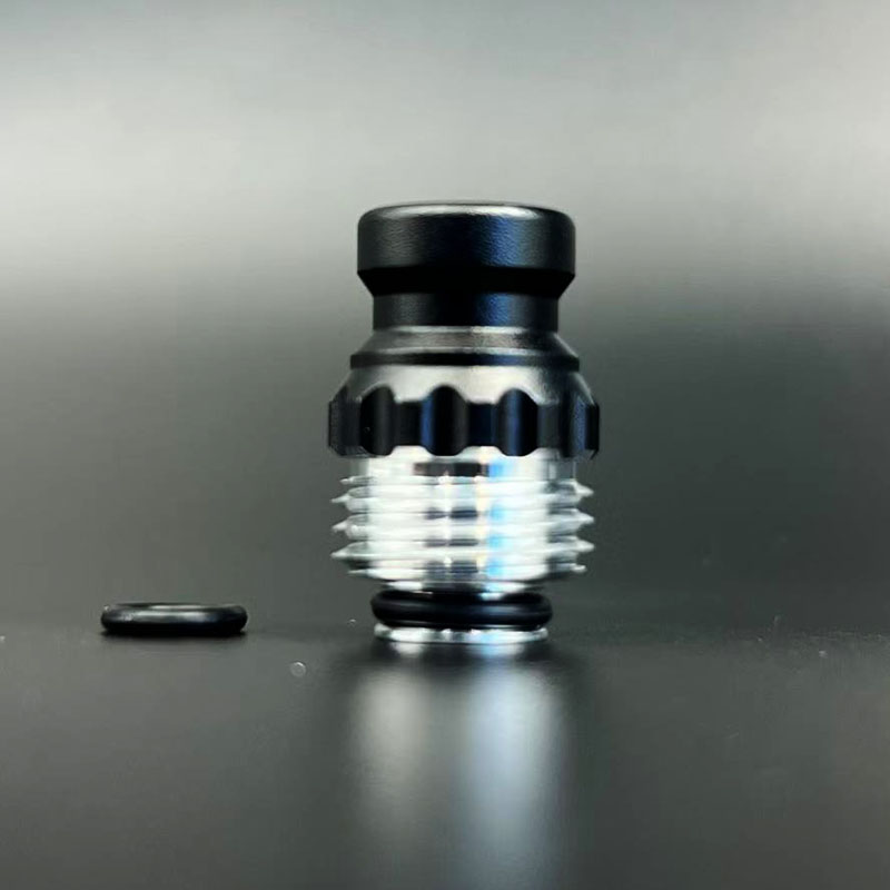 Vafflee Electronic Cigarettes Nuke Drip Tip Mouthpiece for Billet Box Mod BB DNA 60w Mods 510 Thread Aluminum Material Vape Accessory - Image 5