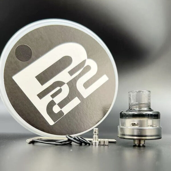 Vafflee Monarchy P22 RDA Vape atomizer 316ss 22mm Rebuildable Dripping Dual Coil Vape rda tank with BF Pin Squonks 24mm Ring - Image 5