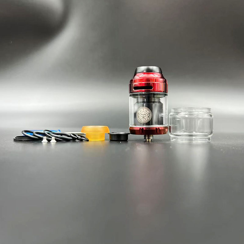 Vafflee Zeus x Mesh RTA Atomizer 3.5/4.5ml Diameter 25mm 316ss Dual Coil Rebuildable RTA Tank Vape E-cigarette - Image 6