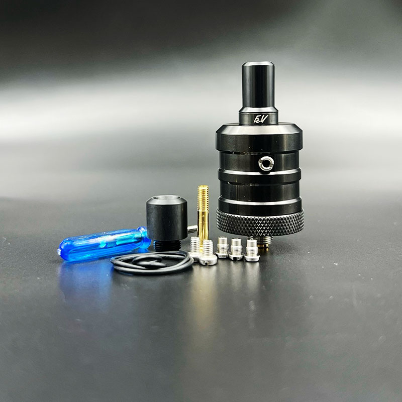 Vafflee Flash-e-Vapor BF-1 Squonker RDA Tank MTL Atomizer 23mm 316ss Single Coil Vape Vaporizer with 0.8/0.9/1.0/2.0mm air screw - Image 5