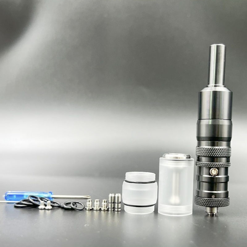 Vafflee FEV VS mini Style RTA 17mm vape Atomizer Rebuilt Tank 316 SS e-cigarette rda for 510 thread mechanical mods vape - Image 5