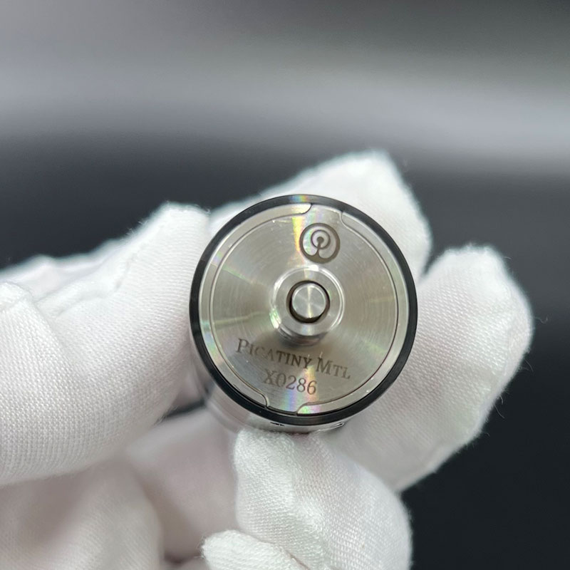 Vafflee Picatiny Style MTL RTA Rebuildable mtl Tank Atomizer 316ss 22mm 3ml Single Coil Tank with 0.8/0.9/1.0/1.4mm/Blocked Pins - Image 5