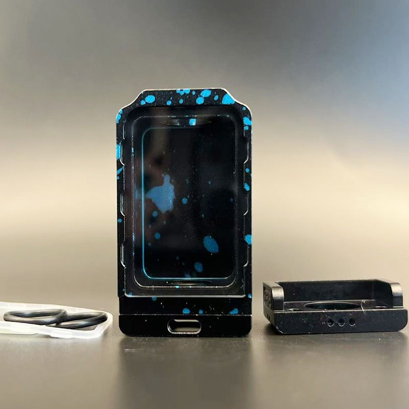 Vaffle Customized WICK'D XO Style Boro Tank WICK D XO Boro Tank aluminum for BB / Billet AIO Box Mod Kit - Image 6