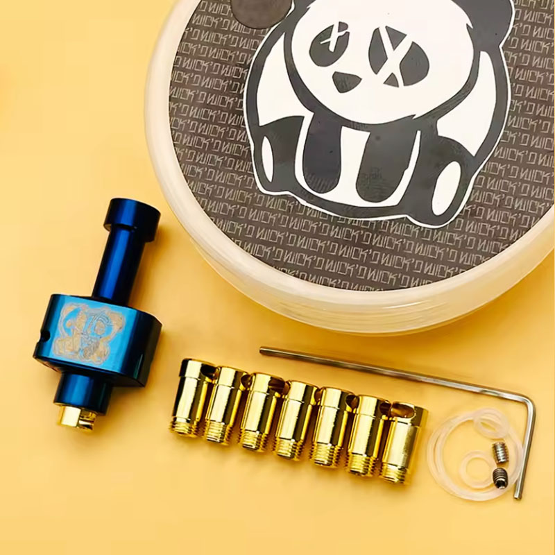 VAFFLEE Wick'D REMIX’D RBA Revised Styled Bridge 316ss With 7PCS Air Pins for Boro Devices / Billet / BB Mod Kit Panda V4 RBA - Image 5