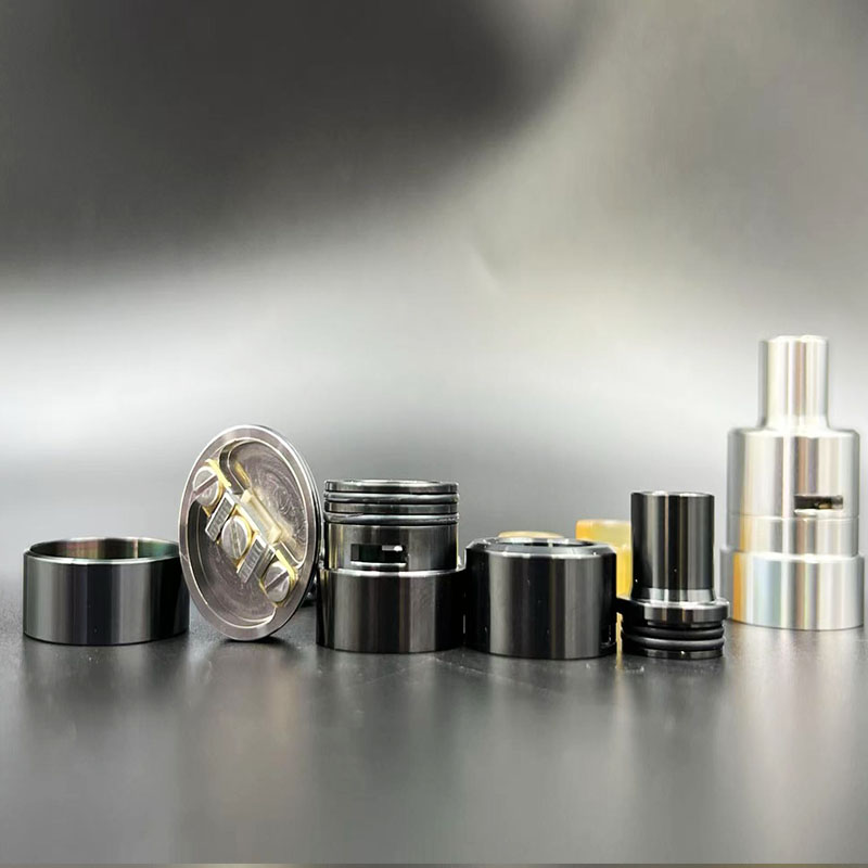 Vafflee Matty RDA Tank Atomizer 316SS double Single Coil Rebuilding Dripping Tank With Squonk BF PIN 24mm Ring For 510 Vape BOX Mod - Image 7