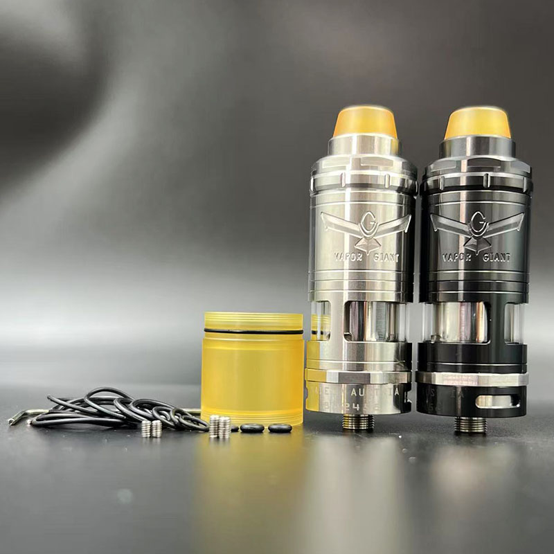 Vafflee Electronic Cigarettes Vapor Giant VG v6s RTA Rebuildable Atomizer for 510 Thread Vape Box Mod