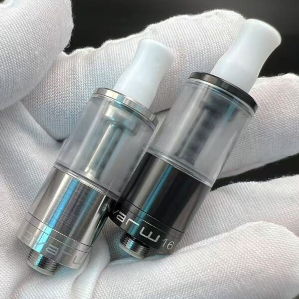Vafflee Dvarw 16 FL RTA Rebuildable Tank SS316 2.0ml 16mm Diameter with Full Airflow Inserts Set Single Coil Vape Atomizers - Image 7