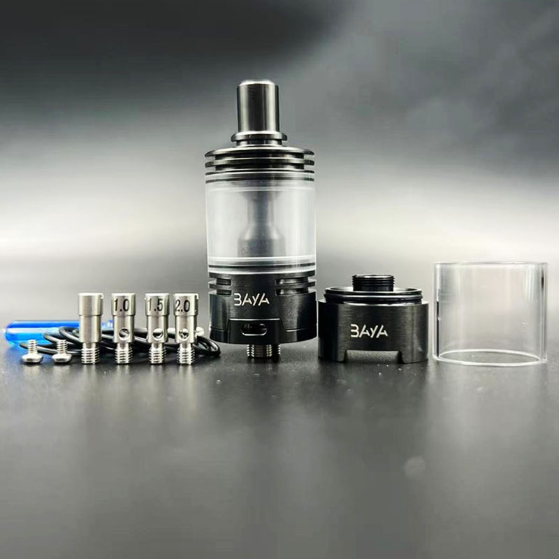 Vafflee Baya RTA Atomizer 316ss 22mm 4.2ml Single Coil Rebuildable Tank With 1.0/1.5/2.0/2.5mm AFC Pins Аnd Side Air Kit - Image 5