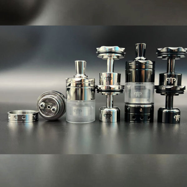 Vafflee vape Diplomat RTA MTL Atomizer 23mm 316ss Polishing Single Coil Rebuildable Tank Bottom Airflow with 3 Chambers And 5 Air pins - Image 2