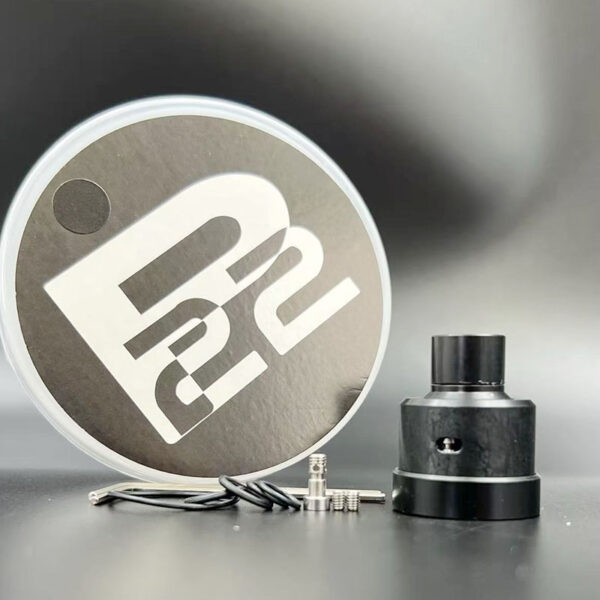 Vafflee Monarchy P22 RDA Vape atomizer 316ss 22mm Rebuildable Dripping Dual Coil Vape rda tank with BF Pin Squonks 24mm Ring - Image 6