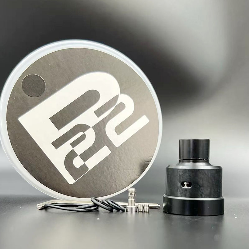 Vafflee Monarchy P22 RDA Vape atomizer 316ss 22mm Rebuildable Dripping Dual Coil Vape rda tank with BF Pin Squonks 24mm Ring - Image 6