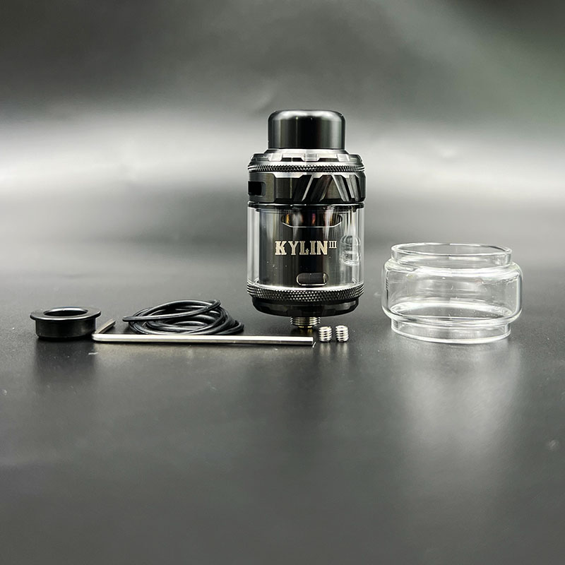 Vafflee Kylin V3 RTA Atomizer 6ml 25mm Single/Dual Coil Creative Honeycomb Airflow Rebuildable Tank Vape E-Cigarette - Image 6