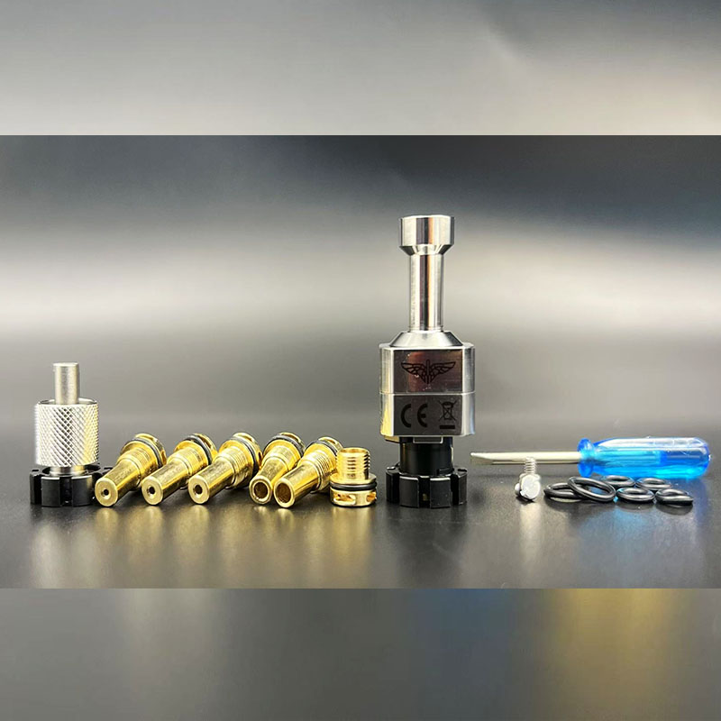 Vafflee GG Submarine RBA Bridge vape billet rba for Billet / BB / Boro Tank 316SS Air Pin 1.0/1.2/1.5/2.5/3.5/4.5mm - Image 7
