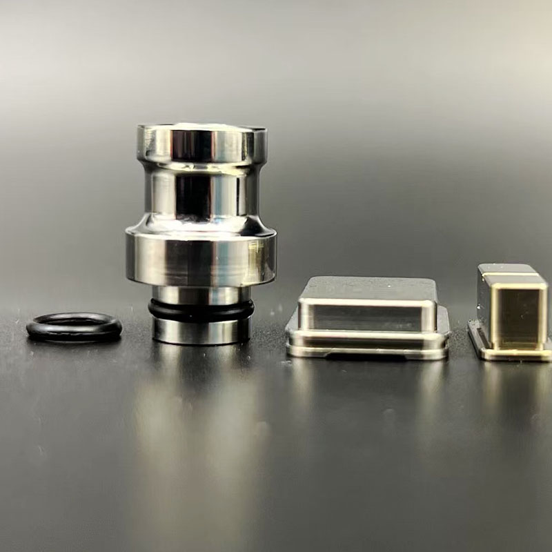 Vafflee Replacement Drip Tip + Fire Button + VW Button Set for dotMod x Sturdy MFG aio mod - Image 7