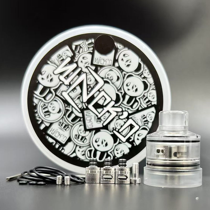 Vafflee w2ckd rda mtl rda vape tank 316ss RDA mtl tank vape rda Rebuildable Dripping Atomizer rda with BF pin - Image 6