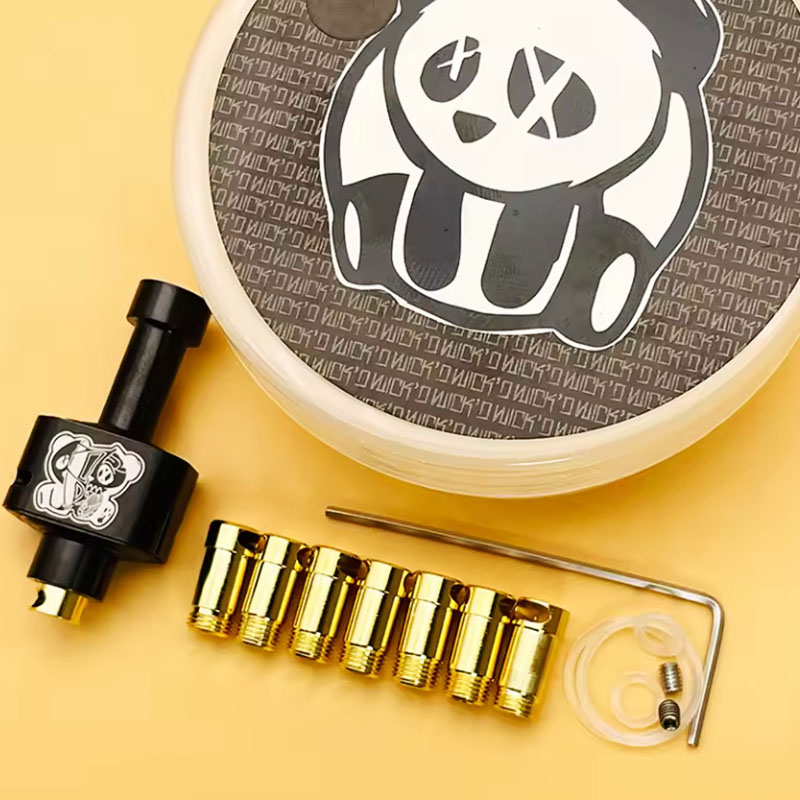 VAFFLEE Wick'D REMIX’D RBA Revised Styled Bridge 316ss With 7PCS Air Pins for Boro Devices / Billet / BB Mod Kit Panda V4 RBA - Image 6