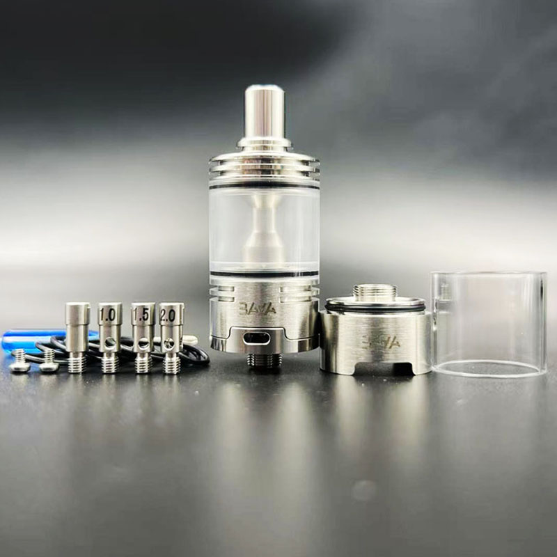 Vafflee Baya RTA Atomizer 316ss 22mm 4.2ml Single Coil Rebuildable Tank With 1.0/1.5/2.0/2.5mm AFC Pins Аnd Side Air Kit - Image 6
