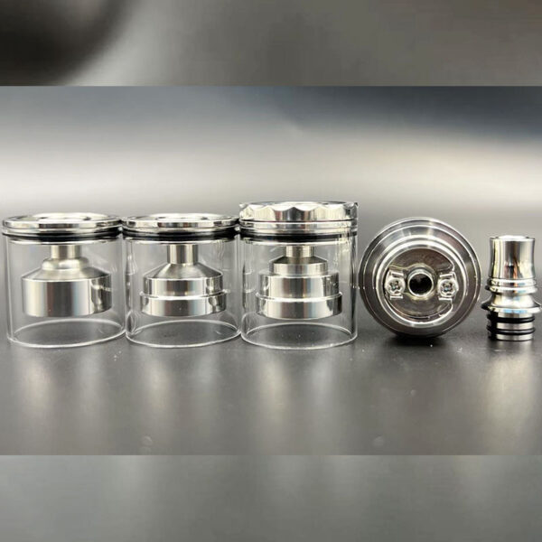 Vafflee  Diplomat nano RDL Short style RTA vape Atomizer 23mm Top Filling Single Coil nano tank - Image 7