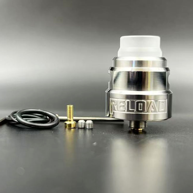 Vafflee Reload S RDA Atomizer 24mm 316ss vape rda Rebuildable Single Coil Tank With Squonk BF PIN - Image 7