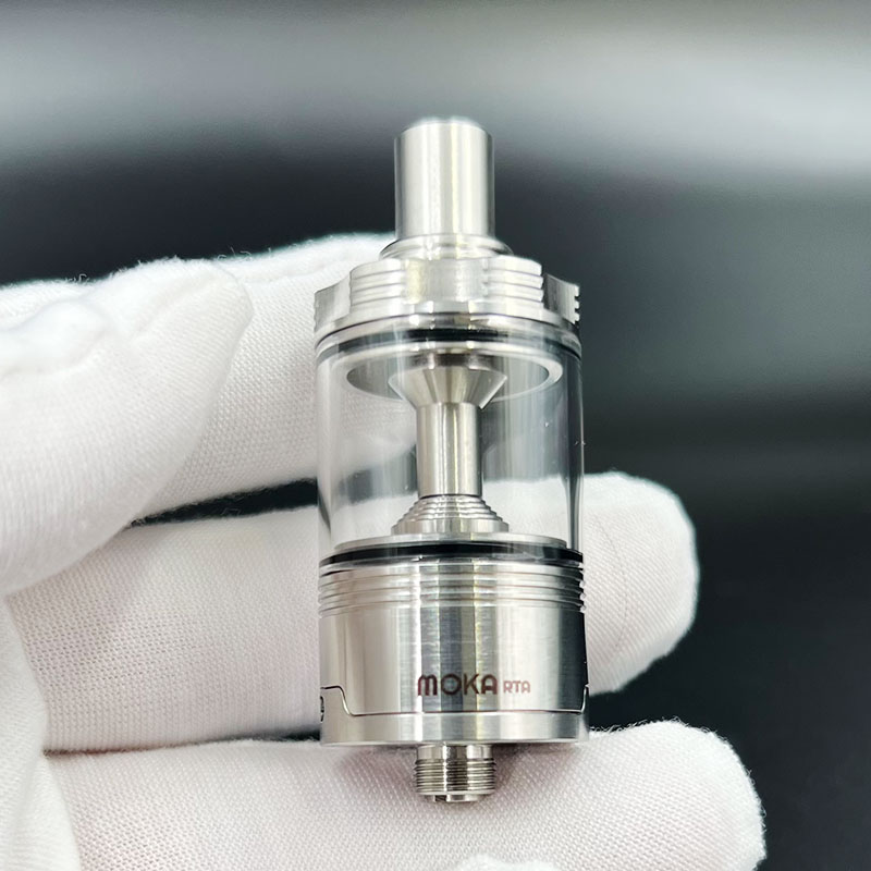 Vafflee Vape Pen MOKA RTA Rebuildable Tank By Ennequadro Mods 22mm 4.5m 3 Chambers Interchangeable 8 Airpins for The Max Customization - Image 7