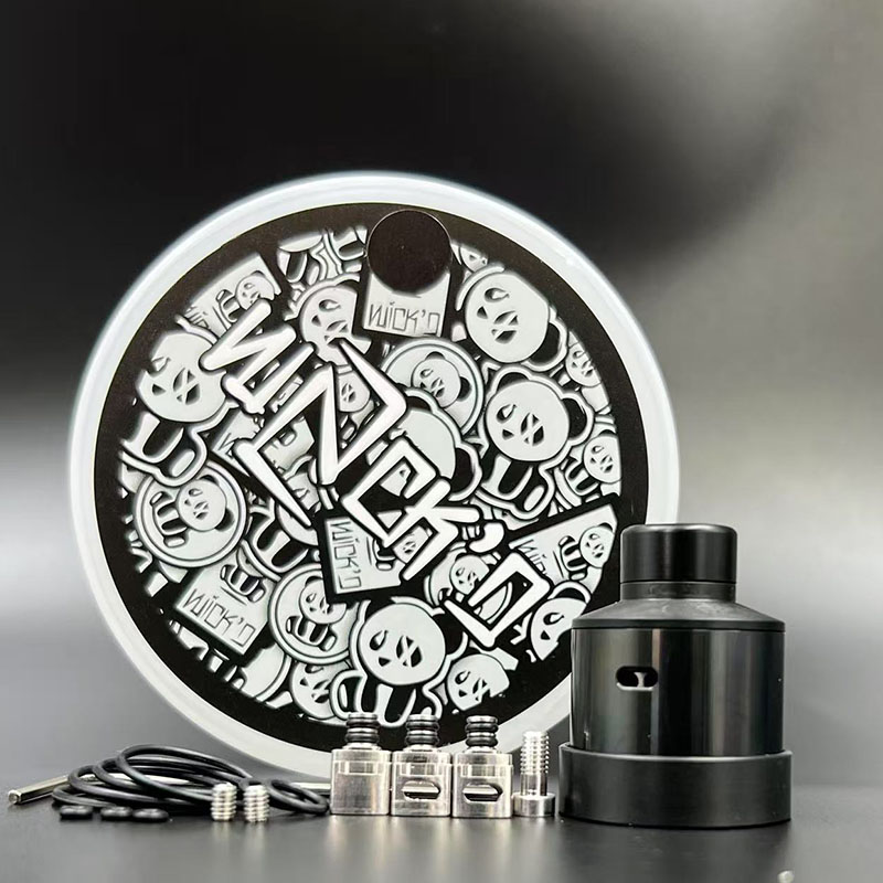 Vafflee w2ckd rda mtl rda vape tank 316ss RDA mtl tank vape rda Rebuildable Dripping Atomizer rda with BF pin - Image 7